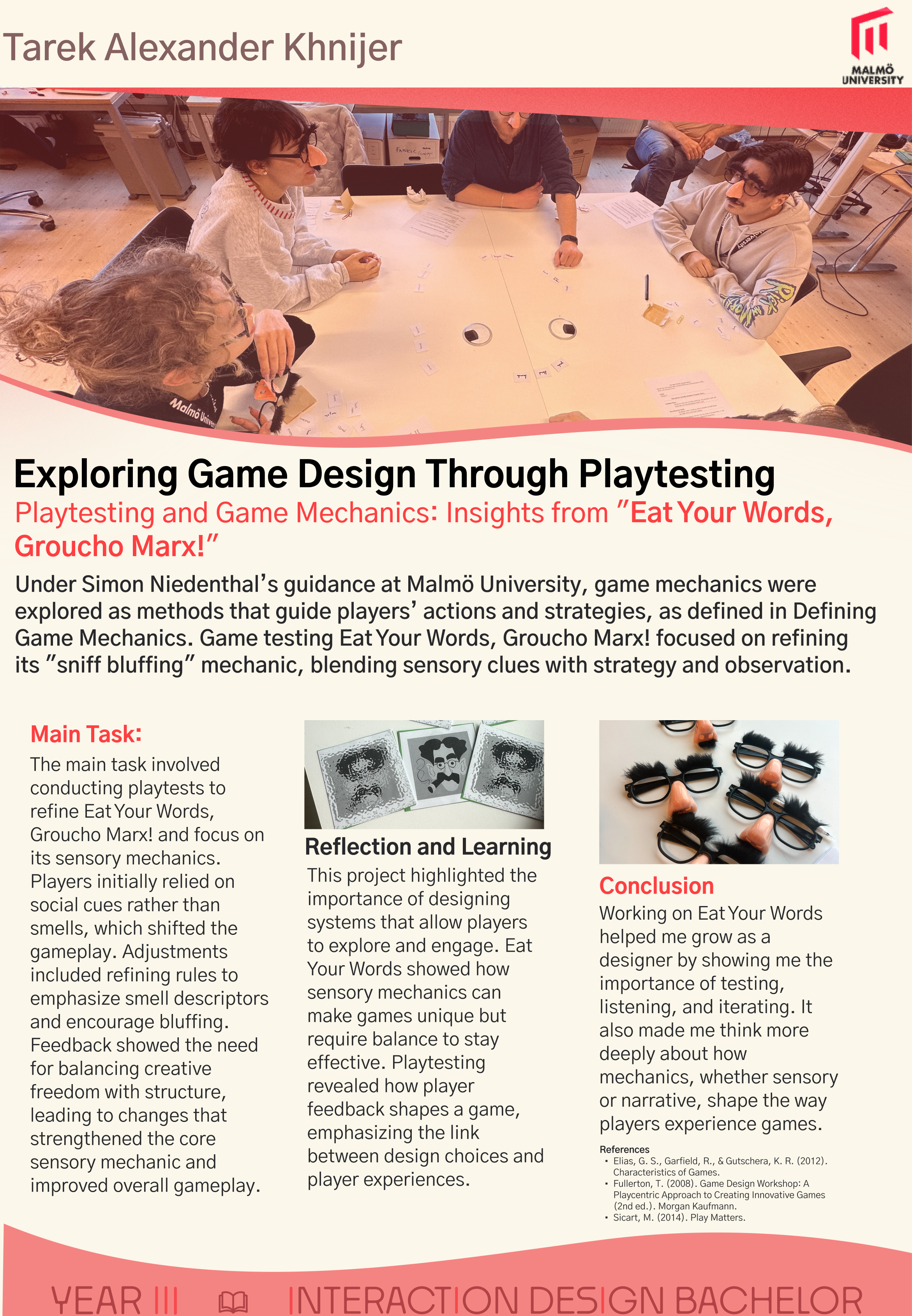 Playtesting session – sniff bluffing mechanic
