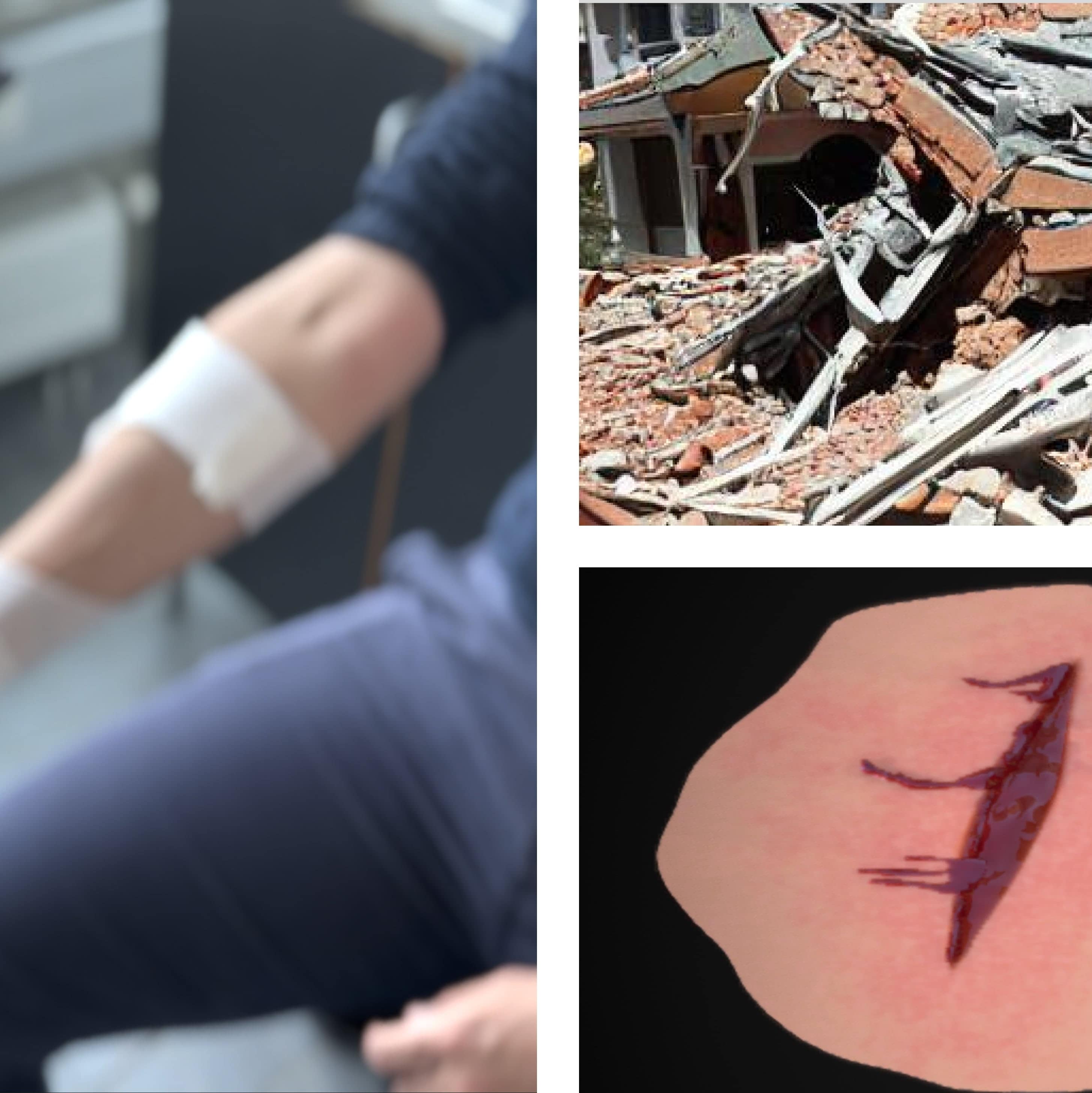 Augmented Reality wound monitoring prototype interface